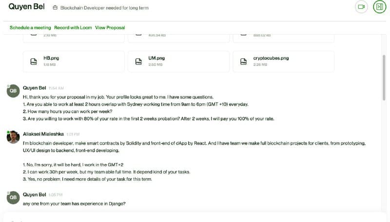 Upwork Scams Targeting Blockchain Developers: What I Learned While Landing My First Job
