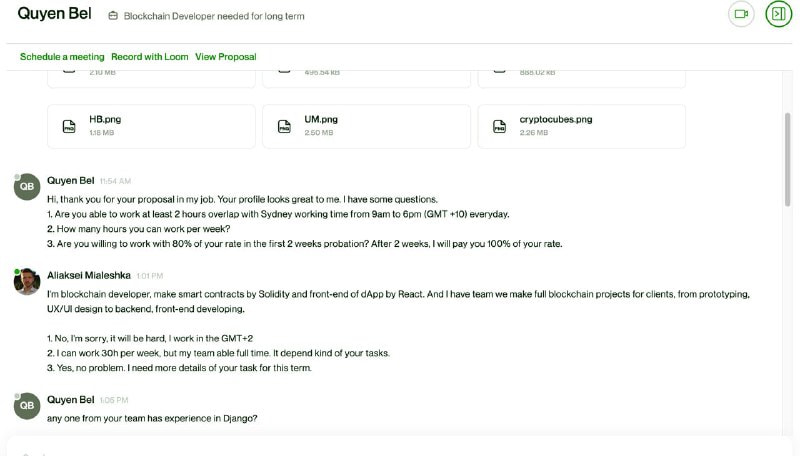 Upwork Scams Targeting Blockchain Developers: What I Learned While Landing My First Job